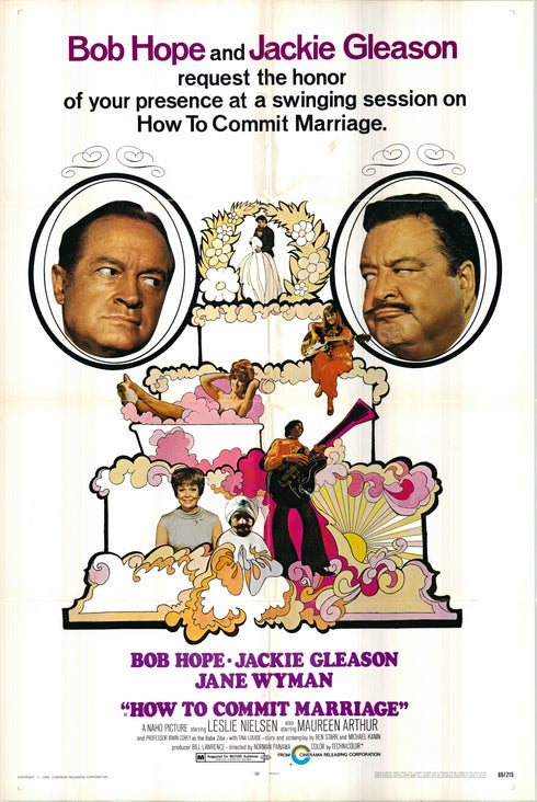 how to commit marriage 1969 one sheet poster folded